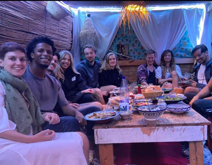 Nizar Surf Morocco Hostel Taghazout Bagian luar foto