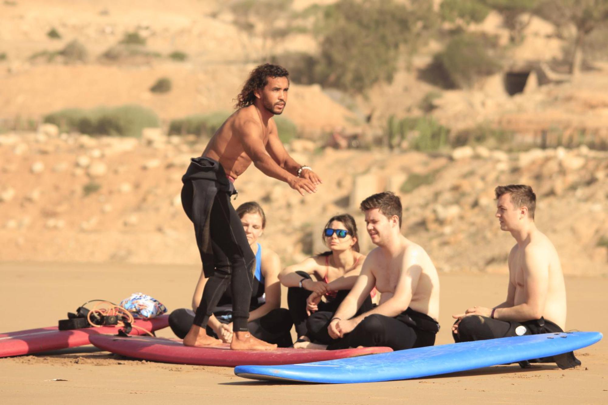 Nizar Surf Morocco Hostel Taghazout Bagian luar foto